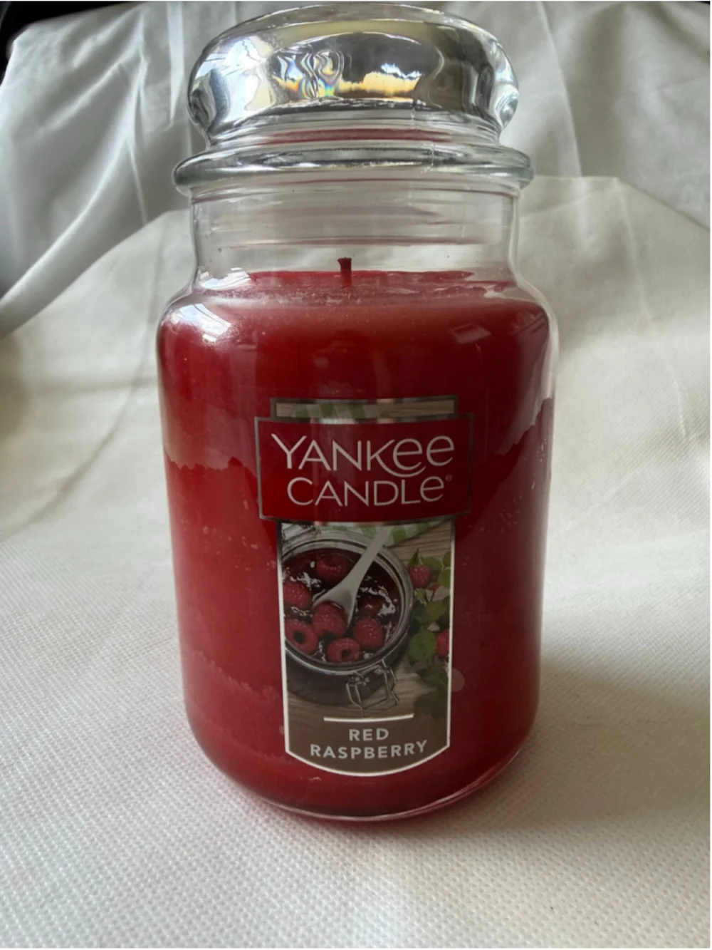 NEW Yankee Candle RED RASPBERRY 22 oz Single Wick Large Jar